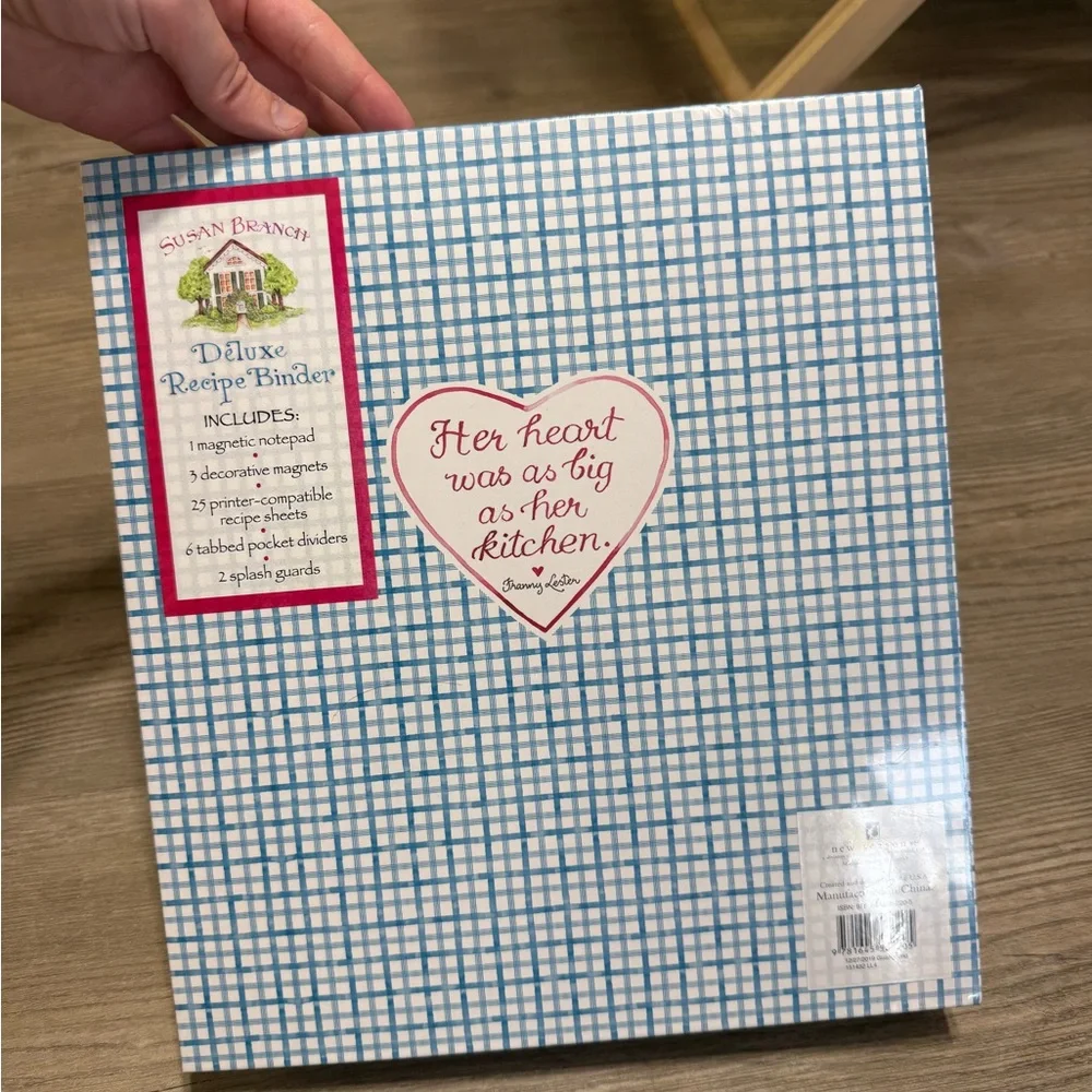 New Susan Branch Homemade Recipes Cookbook ‘From the Heart Of The Home’